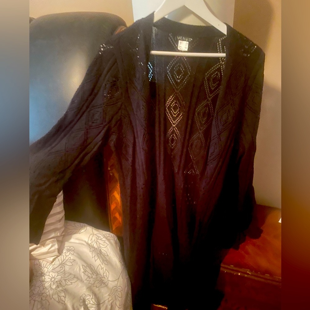 Brand New - long Venus open front sweater